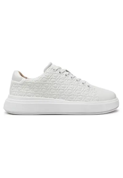 Pantofi sport pentru Femei - cupsole lace up saffmono - HW0HW02103-0K7 - Alb