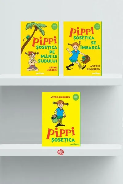 Pachet Seria Pippi Șosețica - Hardcover - Astrid Lindgren