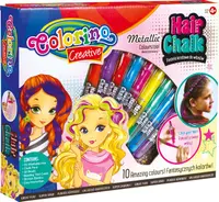 Set creativ Colorino Creative – pasteluri și mărgele pentru păr