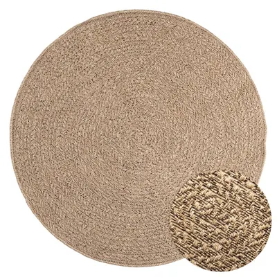 vidaXL Covor ZIZUR, aspect iută, 120 cm, pentru interior și exterior