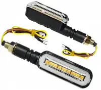 Set 2 semnalizari moto MRT-100, Led, (E- mark), culoare negru