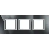 Rama dreptunghiulara Axolute aluminiu monocrom 2+2+2 module orizontal - Antracit