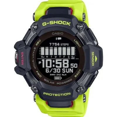 Ceas barbatesc Casio GBD-H2000-1A9ER, Quartz, 53mm, 20ATM