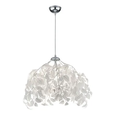 Lustră Reality Pendant Leavy, înălțime 150 cm, alb