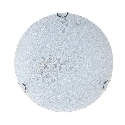 Plafoniera Moderna Alb 1xE27 60W 30CM