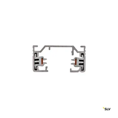 1-circuit 240V track, surface-mounted, white, 3m