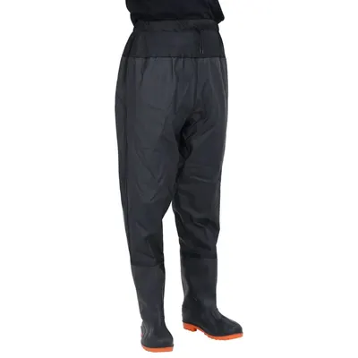 Gossi pantaloni cu talie inalta cu cizme, negru, marimea 39