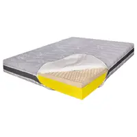 Saltea de pat Ortopedica, din Latex, 180x200 – Husa Ioni de Argint, 23 cm, Reversibila, Hotel Range