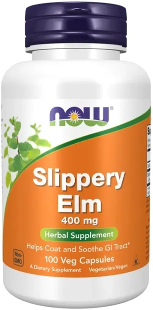 Slippery Elm, 100 capsule, Now