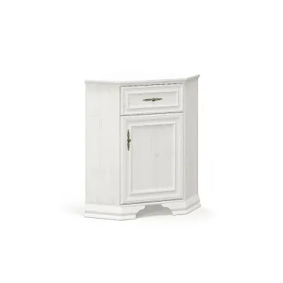 Comoda de colt IRYS, 1 usa, 1 sertar, pin anderson, 59x59x88,7 cm