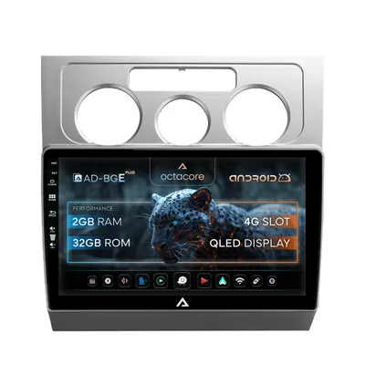 Navigatie Volkswagen Touran (2003-2010), Android, E-Octacore 2GB RAM + 32GB ROM, 10.1 Inch - AD-BGE10002+AD-BGRKIT054
