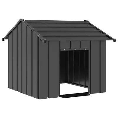 Gossi casa pentru caini cu acoperis 85x107x81 cm otel galvanizat