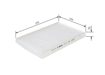 Filtru habitaclu BOSCH 1 987 432 183