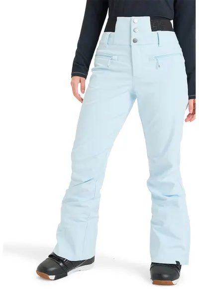 Pantaloni cu talie inalta pentru ski Rising - Albastru pastel