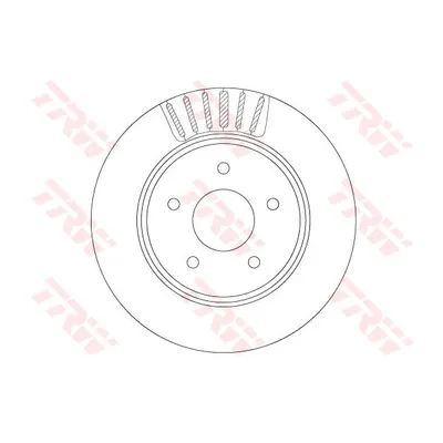 Disc frana TRW DF6789