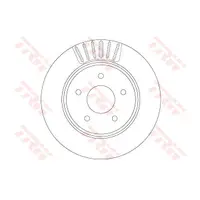 Disc frana TRW DF6789
