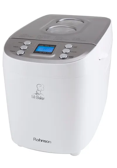 Maşină de pâine Rohnson - R-2098, 850W, 15 programe, albă
