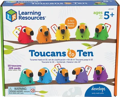 Set educațional Learning Resources - Papagali cu ecuații matematice