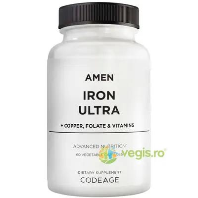 Formula cu Fier si Vitamine Amen Iron Ultra 60cps