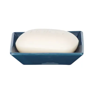 Savonieră ceramică Wenko Cordoba, albastru închis