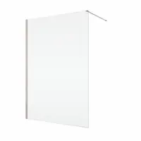 Paravan dus sticla walk-in 110x200 cm, bronz periat, sticla 8 mm, Ronal Easy