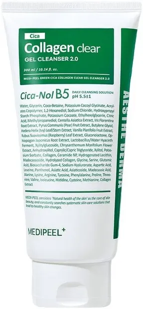 Medi-Peel Spumă facială Cica Collagen Clear 2.0, 300 ml