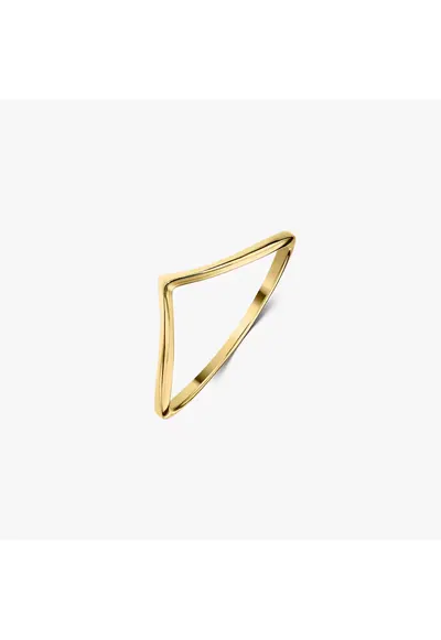 Inel din argint Golden Simple V