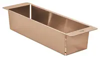 Scurgator chiuveta Grohe, Multifunctional Colander 450, 490 x 150 x 100, otel, brushed warm sunset, cupru mat