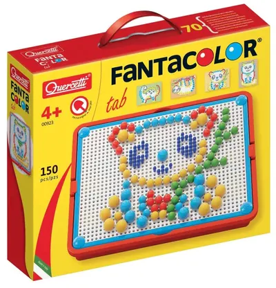 Mozaic Quercetti - Fantacolor Portable Small, 150 piese