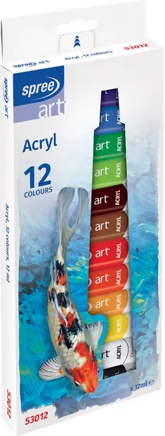 Acuarele Spree Art - 12 culori х 12 ml