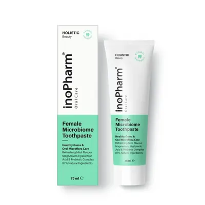 Pasta de dinti INOPHARM pentru microbiomul feminin, Rubella | 75 ml