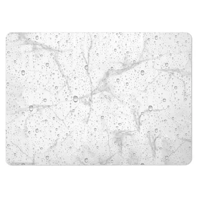 Covoraș de baie alb-gri din diatomit 50x70 cm Aqua – douceur d'intérieur