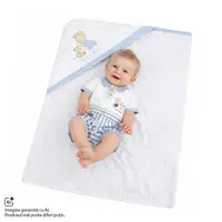 Prosop baie pentru bebelusi Chicco, Alb cu albastru, 02043-70MFCI