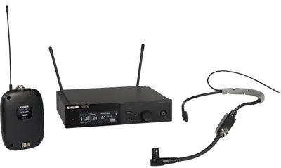 Sistem de microfon wireless Shure - SLXD14E/SM35-J53, negru