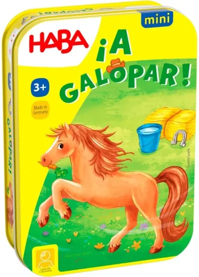 Joc de masă Hop în galop - Pentru copii (cutie metalică)