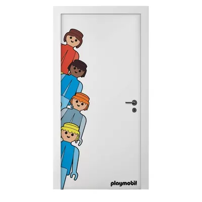 Autocolant pentru ușă 45x100 cm Puerta – Playmobil