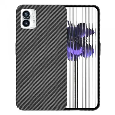 Husa pentru Nothing Phone (1), Techsuit, Carbonite FiberShell, Neagra