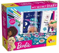 Trusă creativă Lisciani Barbie - Decorează-ți propriul jurnal secret cu diamante