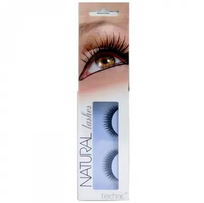 Gene False cu Aspect Natural TECHNIC Natural Lashes, adeziv inclus BC14