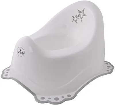 Oliță anatomică pentru copii Lorelli - Little Stars, White