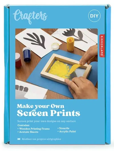 Set pentru serigrafie Kikkerland Crafters