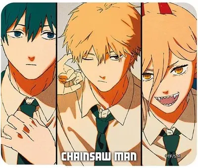 Mouse pad ABYstyle Animation: Chainsaw Man - Denji, Aki &amp; Power