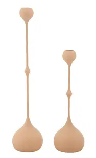 Mauro Ferretti Set Suport Lumanare Slimmy Roz 2 Bucati Cm Ø 8X26-8X35 | Aosom Romania
