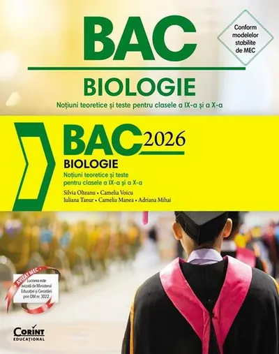 BAC 2026. Biologie. Clasele IX-X - Paperback brosat - Silvia Olteanu, Camelia Voicu, Iuliana Tanur, Camelia Manea, Adriana Mihai