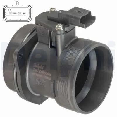 Senzor Debitmetru (4 Pin, Modul) Potrivit Ds Ds 4, Ds 5; Citroen C4 Grand Picasso Ii, C4 Ii, C4 Picasso Ii, C4 Spacetourer, C5 Iii, C8, Ds4, Ds5, Grand C4 Spacetourer 2.0d 2.0dh 2.2d 03.06