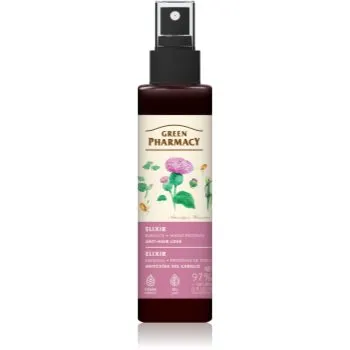 Green Pharmacy Burdock & Wheat proteins Elixir tratament pentru îngrijirea părului fără clătire impotriva caderii parului
