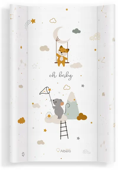 Saltea tare pentru înfășat Albero Mio - Maus, 80 x 47 cm