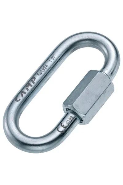 Maillon oval CAMP 10 mm cu închidere cu șurub