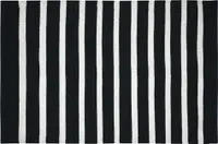 Covor STOF - Calvi, 60 x 90 cm, alb-negru