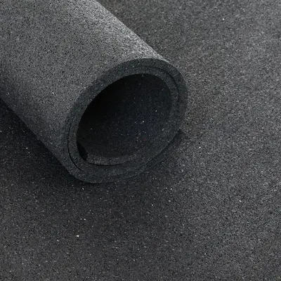 Pardoseală sportivă - Rolă de 12,5 m² - Grosime 6 mm - Negru